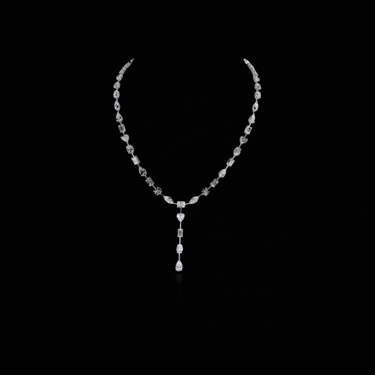 Теннисное колье с бриллиантами огранки «Other», 23,5 ct