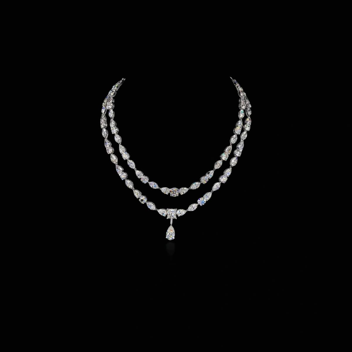 Теннисное колье с бриллиантами огранки «Other», 41 ct