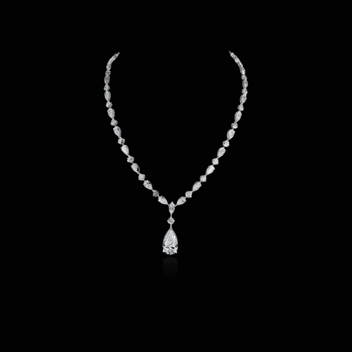 Теннисное колье с бриллиантами огранки «Other», 32 ct
