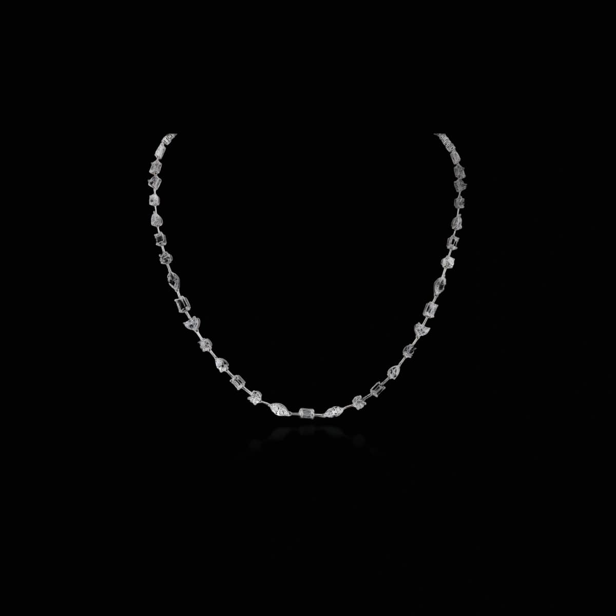 Теннисное колье с бриллиантами огранки «Other», 10 ct