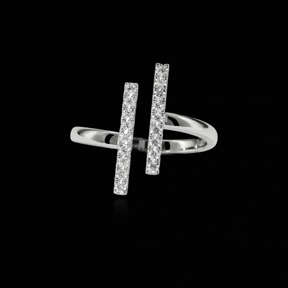 Помолвочное кольцо с бриллиантами огранки «Круг», 0,6 ct