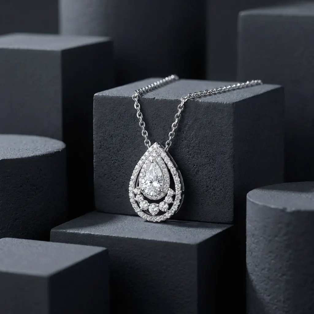 Создание украшения Подвеска с бриллиантами смешанной огранки, 1,9 ct