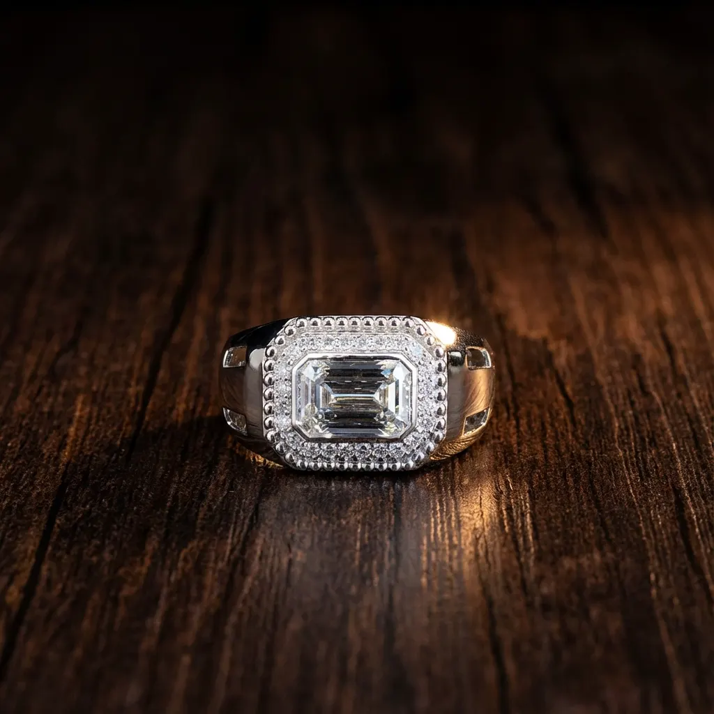 The craftsmanship behind Mixed-cut diamond engagement ring, 2.5 ct