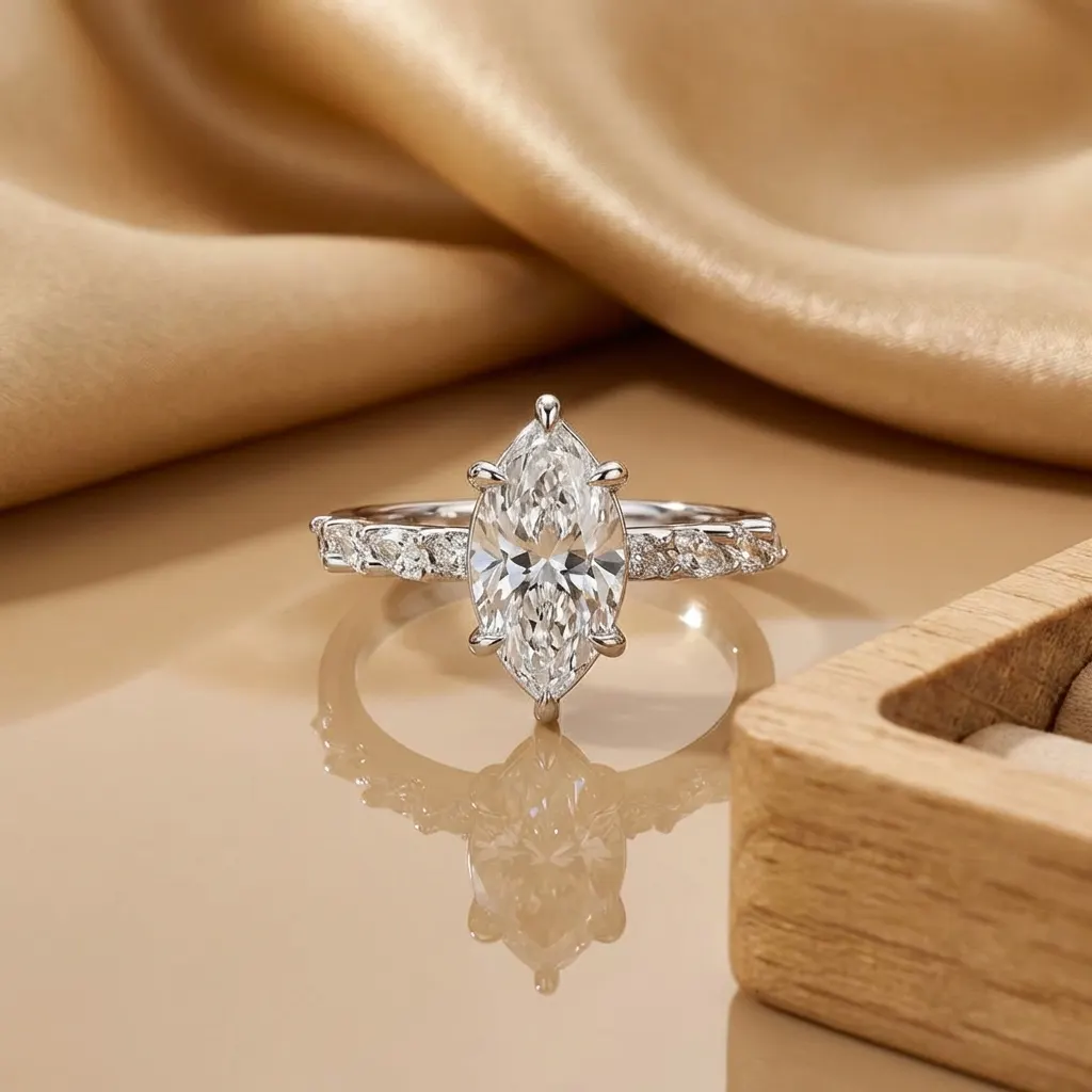 The craftsmanship behind Mixed-cut diamond engagement ring