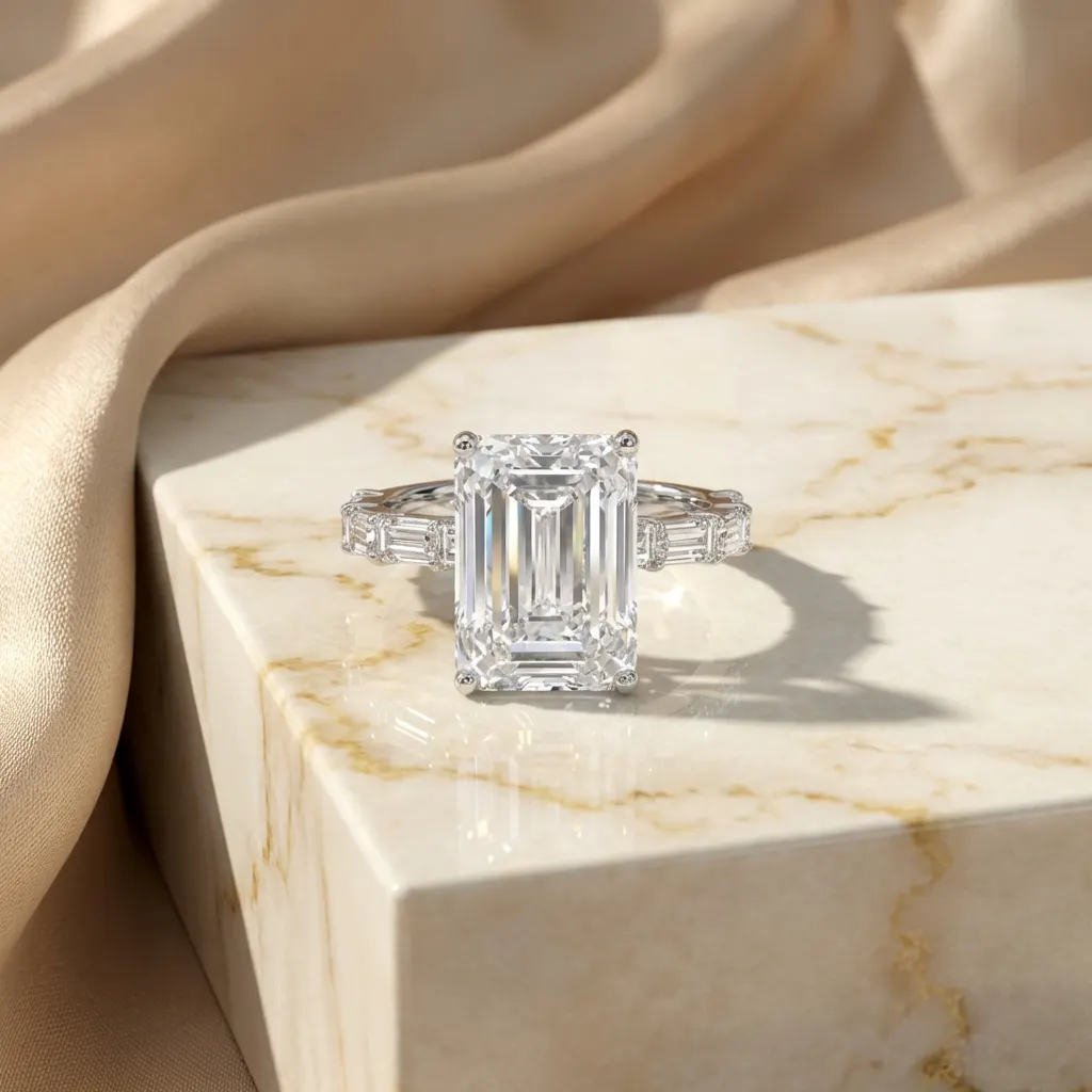 The craftsmanship behind Mixed-cut diamond engagement ring